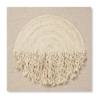 Loloi Morning Sunshine Ivory 2-5 x 2-5 Wall Art