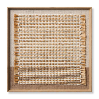 Loloi Shenandoah Beige  Brown 2-5 x 2-5 Wall Art