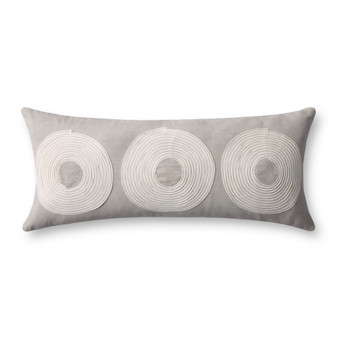 Loloi PLL0035 Taupe  Natural 12 x 27 Cover wPoly Pillow