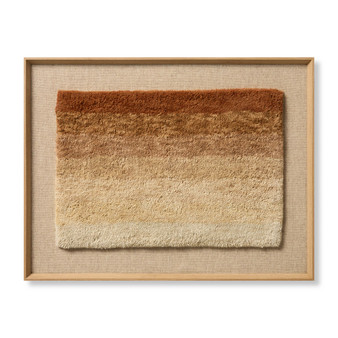 Loloi Indio Orange  Beige 3-6 x 2-8 Wall Art