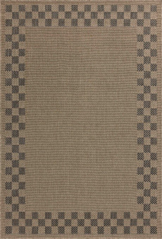 Chris Loves Julia x Loloi Providence Natural  Charcoal 18 x 18 Sample Rug