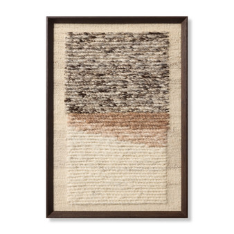 Loloi Cantilever Grey  Brown 1-9 x 2-5 Wall Art