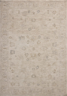 Chris Loves Julia x Loloi Louisa Oatmeal  Stone 18 x 18 Sample Rug