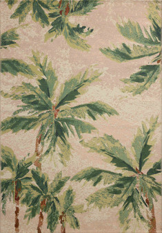 Loloi II Botanical Clay  Green 18 x 18 Sample Sample Rug
