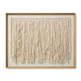 Loloi Ivory Falls Ivory  Ivory 4 x 3-2 Wall Art
