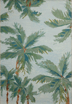 Loloi II Botanical Sky  Green 18 x 18 Sample Sample Rug