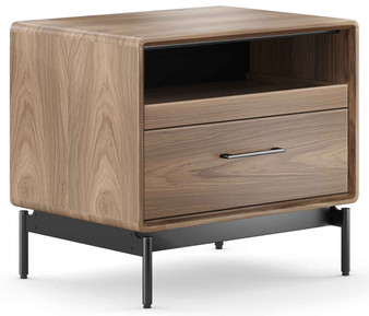 BDI Linq Bedroom Nightstand 28-Inch in Natural Walnut
