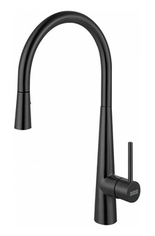 Franke Steel Pull-Down Kitchen Faucet in Industrial Black