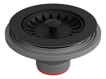 Franke Colorline Sink Strainer in Matte Black