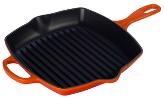 Le Creuset Signature 11.75 Flame Square Skillet Grill