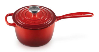 Le Creuset Signature 1.75 Qt. Cerise Saucepan