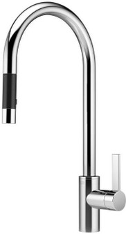 Dornbracht Matte Platinum Tara Ultra Single Lever Mixer Pull-Down Spray Faucet