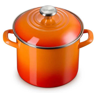 Le Creuset 6 Qt. Classic Round Stockpot in Flame