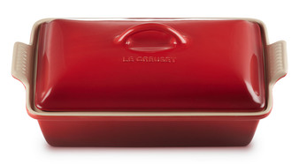 Le Creuset Heritage 4 Qt. Rectangular Casserole in Cerise