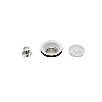 Rohl Polished Nickel Strainer Baskets With Remote Pop-Up