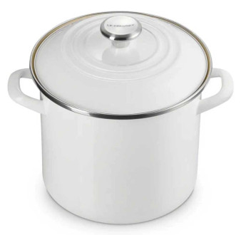 Le Creuset 8 Qt. Classic Round Stockpot in White