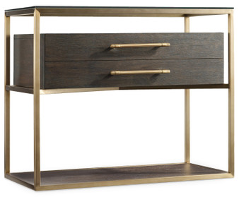 Hooker Furniture Curata Dark Wood One-Drawer Nightstand