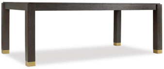 Hooker Furniture Curata Dark Wood Rectangle Dining Table