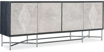 Hooker Furniture Commerce and Market Credenza in Natural Black Wood