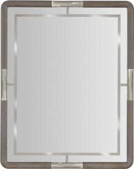 Hooker Furniture Modern Mood Landscape Mirror in Mink