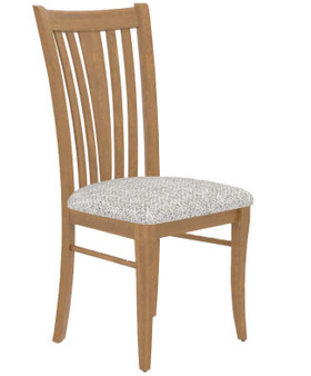 Canadel Core Dining Chair 0351 in Honey Washed FP Crypton Fabric