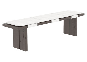 Canadel Loft Dining Bench in Hazelnut Washed InsideOut Fabric