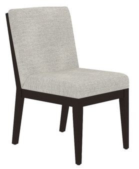 Canadel Modern Dining Chair in Ebony Washed AC Fabric