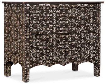 Hooker Furniture Americana Nightstand with Two-Drawers in Molasses