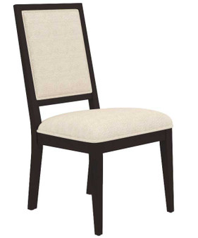 Canadel Core Dining Chair 312 in Ebony Washed 6K Sunbrella
