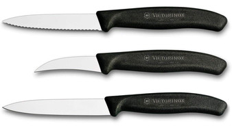 Victorinox Swiss Army Swiss Classic 3-Piece Paring Knife Set