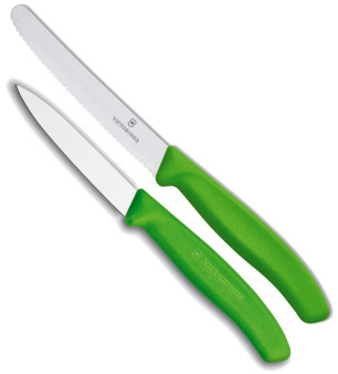 Victorinox Swiss Army Swiss Classic 2-Piece Green Knife Set