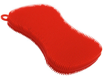Kuhn Rikon Red Stay Clean Scrubber