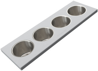The Galley Gray Upper Tier Garnish Board
