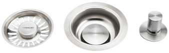The Galley Polished Stainless Steel Strainer Basket