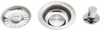 The Galley Matte Stainless Steel Strainer Basket