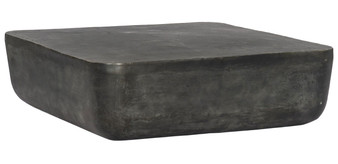Four Hands Basil Square Outdoor Coffee Table, 48 X 48 in Aged Grey