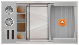 The Galley 36-Inch Gray Ideal WashStation 3S