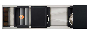 The Galley 72-Inch Graphite Ideal WorkWashStation 6D