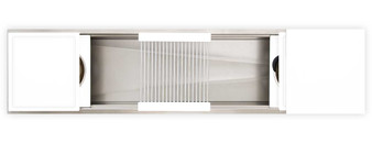The Galley 84-Inch White Ideal Workstation 7S