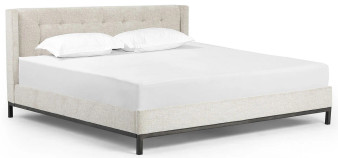 Four Hands Easton Collection Plushtone Linen Queen Newhall Bed