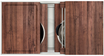 The Galley 36-Inch Ideal Workstation 3S in American Black Walnut