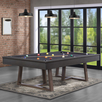 Imperial Billiard Table - Axial 8 Ft. in Smoke with Pewter Base