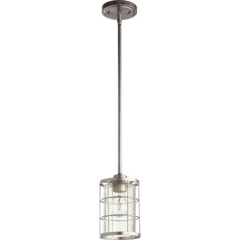 Modern Farmhouse Ellis 1 Light Pendant In Satin Nickel