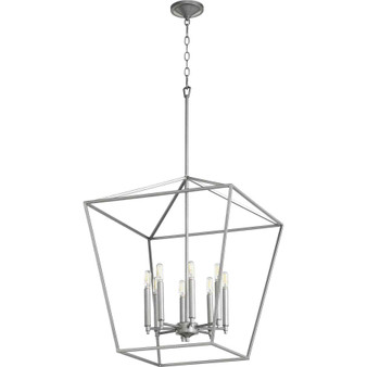 Traditional Gabriel 8 Light Entry In Classic Nickel