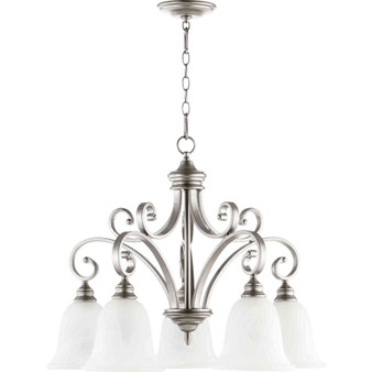 Traditional Bryant 5 Light Nook In Classic Nickel