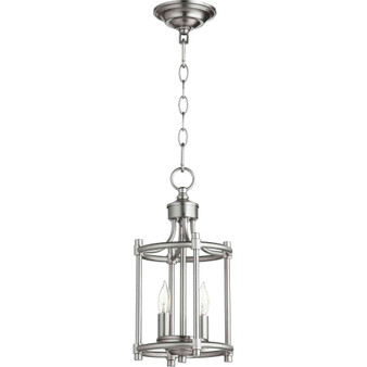 Transitional Rossington 2 Light Entry In Satin Nickel