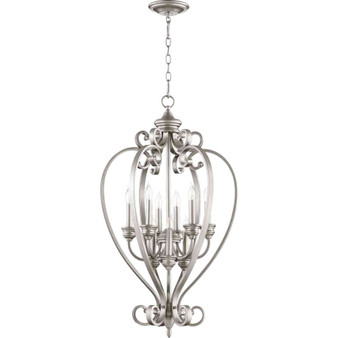 Traditional Bryant 9 Light Entry In Classic Nickel