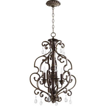 Traditional San Miguel 4 Light Entry In Vintage Copper