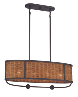 Comparelli 4 Light Bronze Island Chandelier
