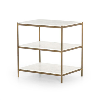Felix Nightstand-Antique Brass